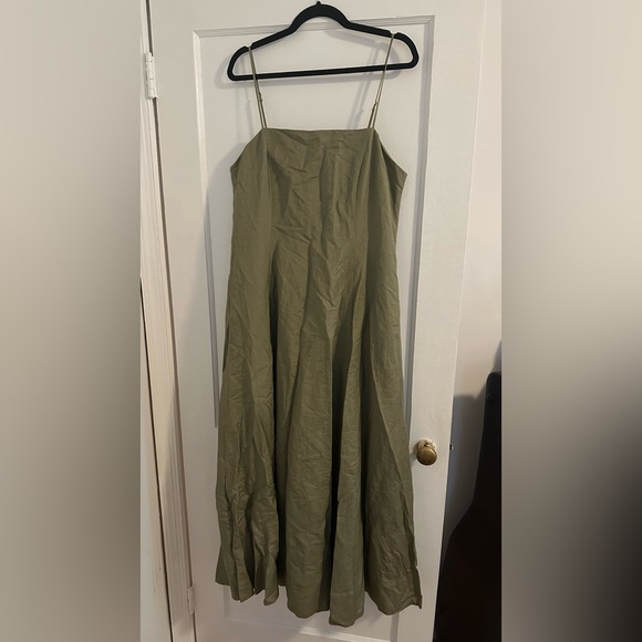 NWT Lydia Millen x Karen Millen Linen Strappy Maxi Dress - US 12 - Picture 4 of 5